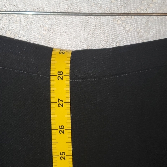 VTG designer Escada Hip Pleat black skirt sz 44 - Picture 12 of 12